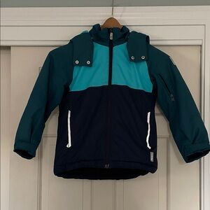 Stylish Kids Reima Karkkila Teal and Navy Winter Jacket